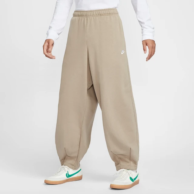 NIKE 耐吉 長褲 男款 運動褲 AS M NK CLUB FT OVERSIZED PANT 奶茶 HJ1823-247