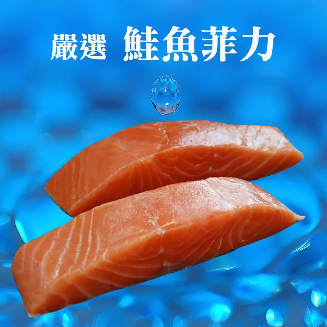【海之醇】挪威鮭魚菲力3組6包(淨重250g/組/2包)