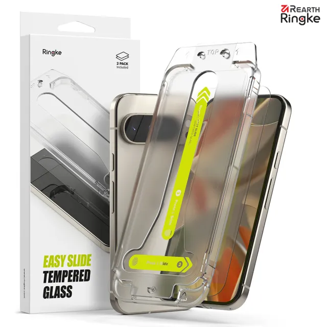 【Ringke】Google Pixel 11 / 10 / 9 ProXL / Pro  易安裝  Glass 玻璃螢幕保護貼(2入 附安裝工具)