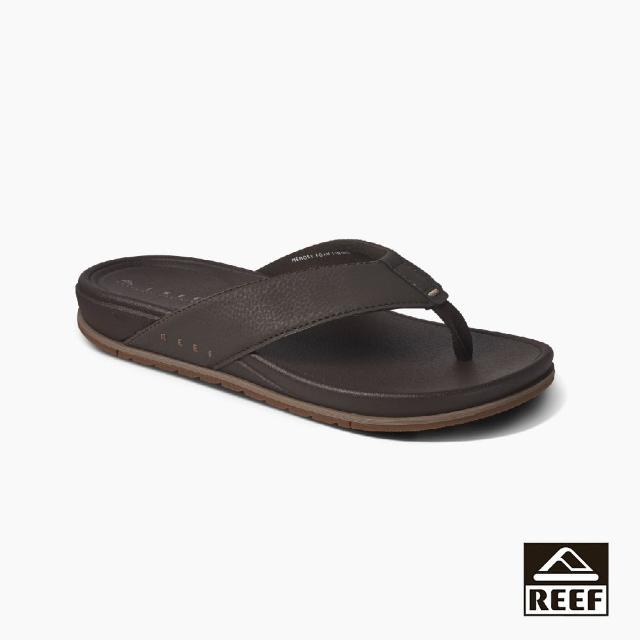【REEF】CUSHION BONZER 舒適加強防震夾腳拖 棕色 男款(CJ4043)