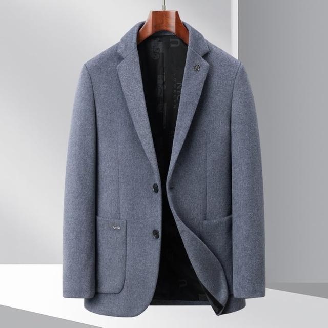 【米蘭精品】現貨+預購 西裝外套休閒西服(潮流挺立修身男外套4色74ie24)