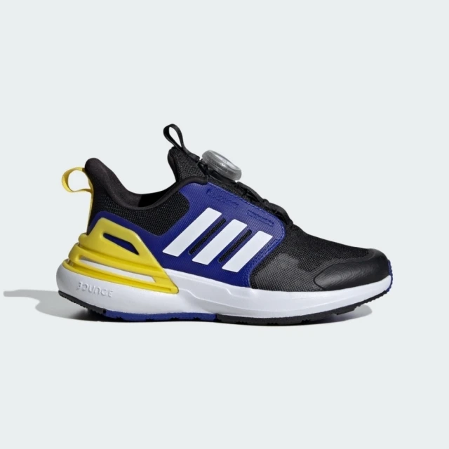 adidas 愛迪達 Rapidasport Boa K 中童 慢跑鞋 運動 休閒 支撐 無鞋帶 愛迪達 黑藍(IF8542)