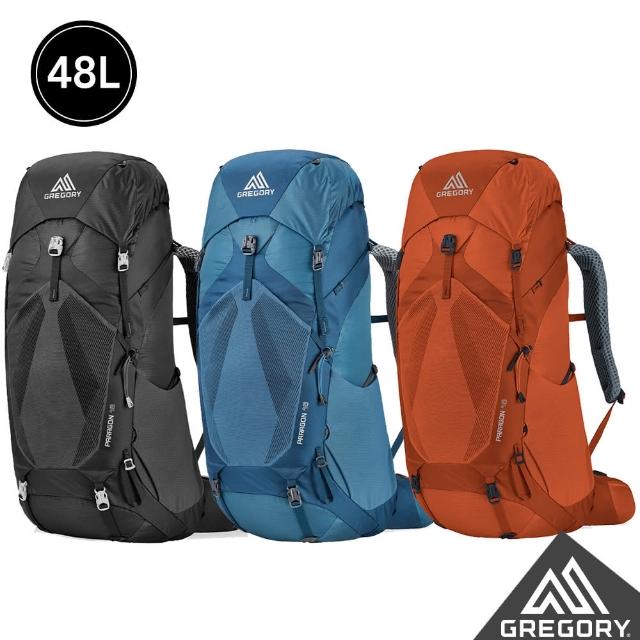 【Gregory官方直營】48L PARAGON 登山背包 S/M M/L 多款多色(抗撕裂 耐用 登山包 多日登山 水袋包)