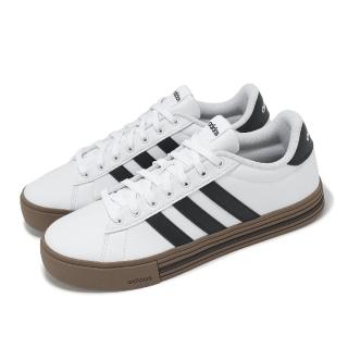 【adidas 愛迪達】休閒鞋 Daily 4.0 男鞋 女鞋 白 黑 焦糖底 復古 愛迪達(JR0077)