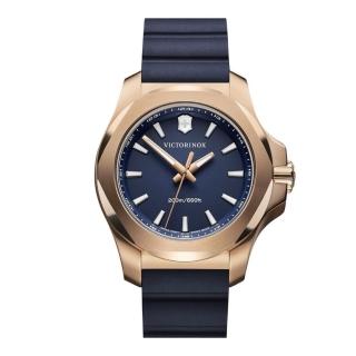 【VICTORINOX 瑞士維氏】I.N.O.X. 不鏽鋼200米潛水錶/玫瑰金37mm(VISA-249162.1)