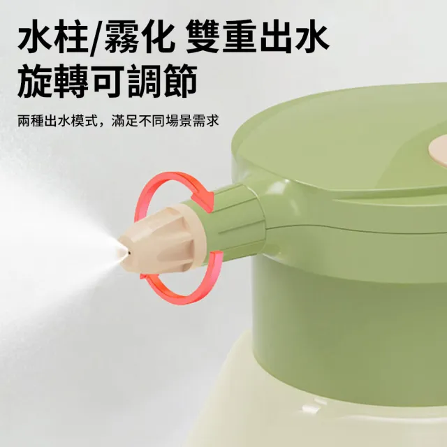 【QLZHS】電動洗車噴壺 2L 園藝澆花壺 酒精噴壺 噴霧瓶 園藝用品(清潔/美容/汽車)