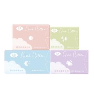 【良爽】輕透抑菌衛生棉-14包入組(日用型/護墊型/夜用型/夜用加長型)
