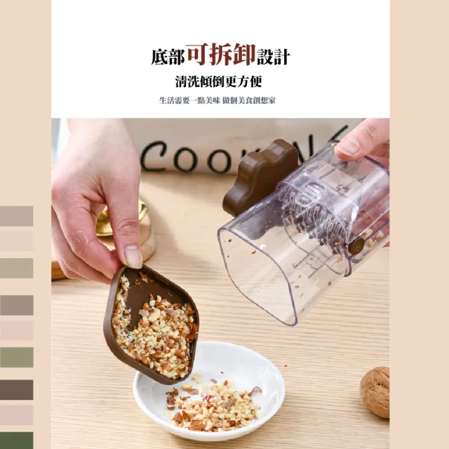 【餐廚用品】手動堅果巧克力磨碎器(絞碎機 絞碎器 攪碎機 搗碎器 研磨器 磨豆器 磨碎工具 廚房用品)
