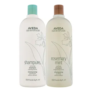 【AVEDA】純香/迷迭薄荷 洗髮精1000ml(2款任選)