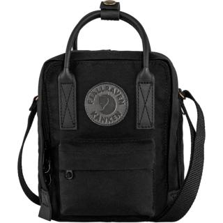 【Fjallraven】Kanken No.2 Black Sling隨身袋 闇黑耐磨側背包(FR23799-550)