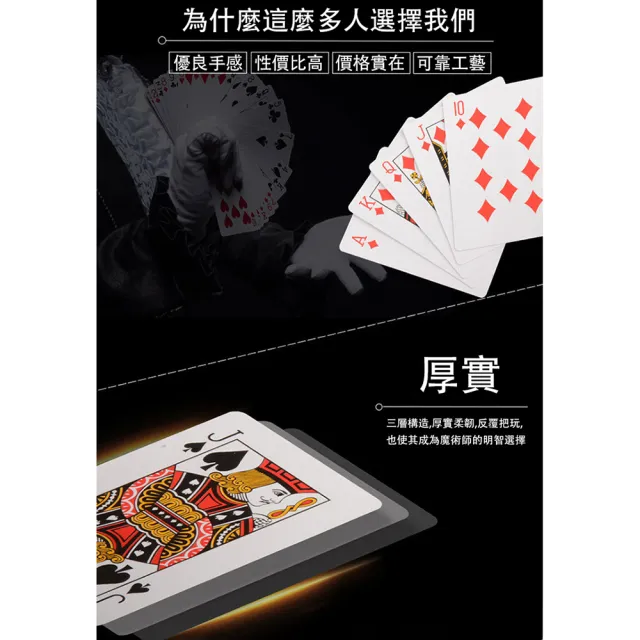 【COMET】雙倍大型撲克牌道具-2入組(活動道具 桌遊 趣味撲克牌 道具 大型撲克牌 巨大撲克牌 玩牌/4B21-2)