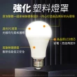 【Everlight 億光】10入組 13W 高光效 最新戰鬥版 全電壓 球泡燈 E27燈泡(黃光/自然光/白光)