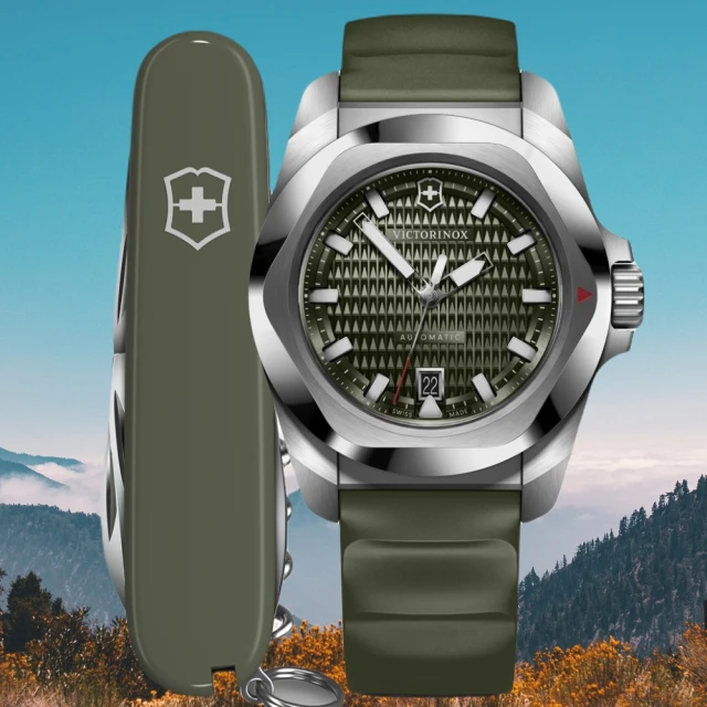 VICTORINOX 瑞士維氏 I.N.O.X 防震 200米機械錶 套組 41mm(VISA-242017.1 附瑞士刀)