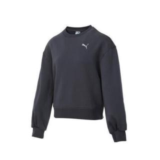 【PUMA】長袖上衣 女款 大學T 運動 亞規 Tech TB 黑 62973769