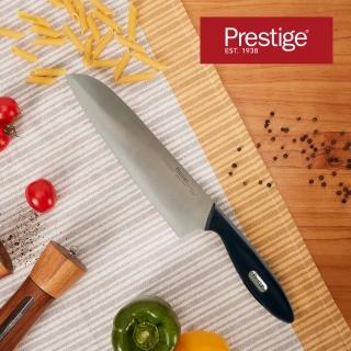 【MEYER 美亞】PRESTIGE不鏽鋼三德刀17cm(全龍骨一體/錐形磨刃/日式主廚刀)