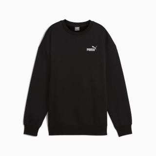 【PUMA】長袖上衣 女款 大學T 運動 歐規 Ess+ 黑 68604001