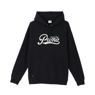 【PUMA】長袖上衣 男款 帽T 運動 亞規 Team CC 黑 63094601