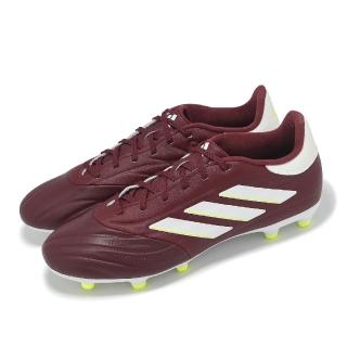 【adidas 愛迪達】足球鞋 Copa Pure 2 League FG 男鞋 酒紅 抓地 偏硬草皮 運動鞋 愛迪達(IE7491)