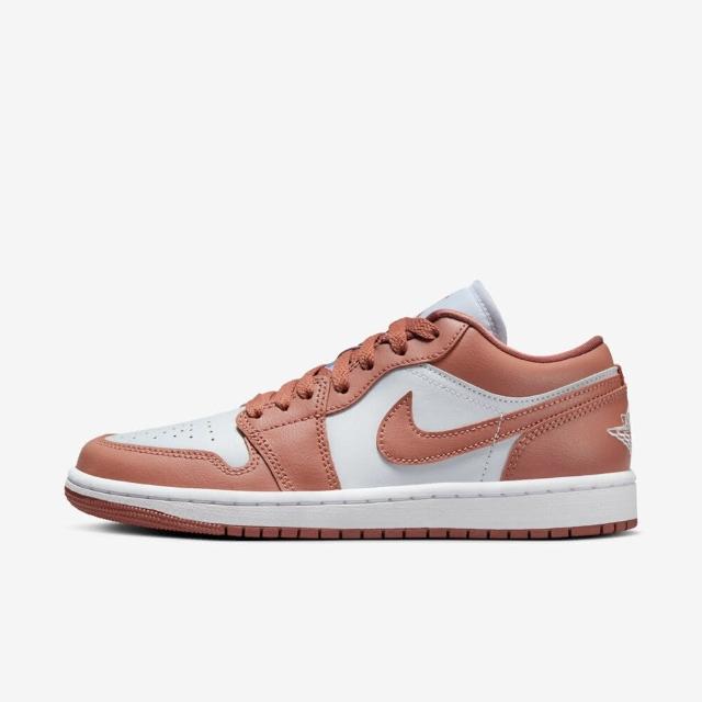 【NIKE 耐吉】Wmns Air Jordan 1 Low 女 休閒鞋 喬丹 低筒 AJ1 天空橘(DC0774-080)