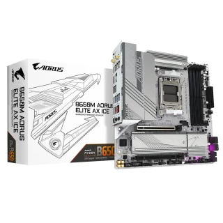 【GIGABYTE 技嘉】板+8Gx2 組合★B650M AORUS ELITE AX ICE DDR5 主機板+記憶體RAM