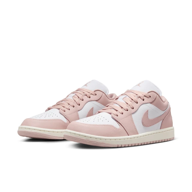 NIKE 耐吉 休閒鞋 女鞋 運動鞋 AJ1 WMNS AIR JORDAN 1 LOW 粉白 DC0774-162