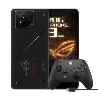 【ASUS 華碩】ROG Phone 9 Pro 5G 6.78吋(16G/512G/高通驍龍8Elite/5000萬鏡頭畫素/AI手機)(無線控制器組)