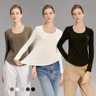 【KERAIA 克萊亞】魅力價-無界之柔保暖綿羊毛打底衣(六色；M-L)