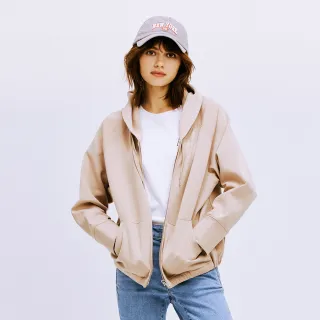 【BRAPPERS】女款 休閒連帽外套(卡其)