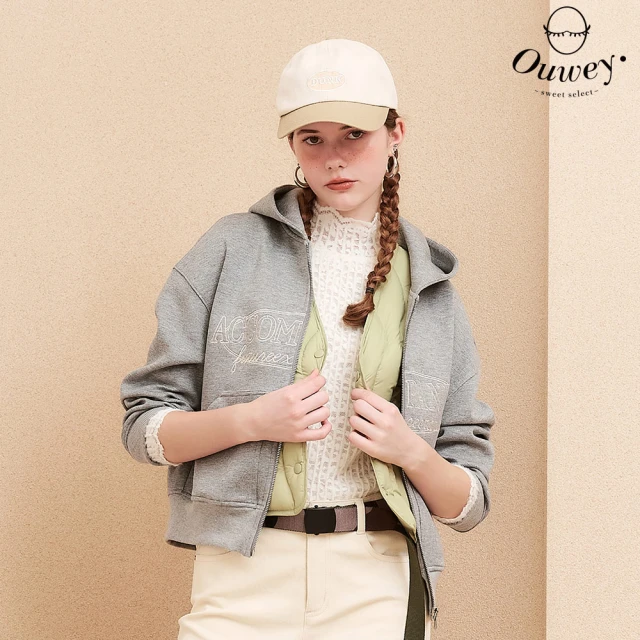 OUWEY 歐薇 閃耀復古亮片短褲裙(黑；S-L；32431