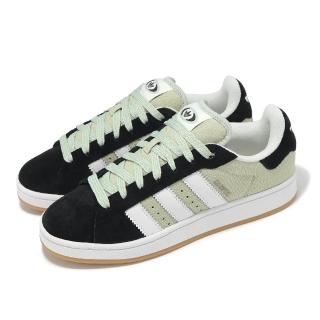 【adidas 愛迪達】休閒鞋 Campus 00S 男鞋 綠 黑 麂皮 復古 膠底 三葉草 愛迪達(ID0664)