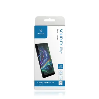 【iMos】SONY Xperia 1 VII/VI 2.5D 全透明玻璃保護貼 美商康寧公司授權(AGbC)