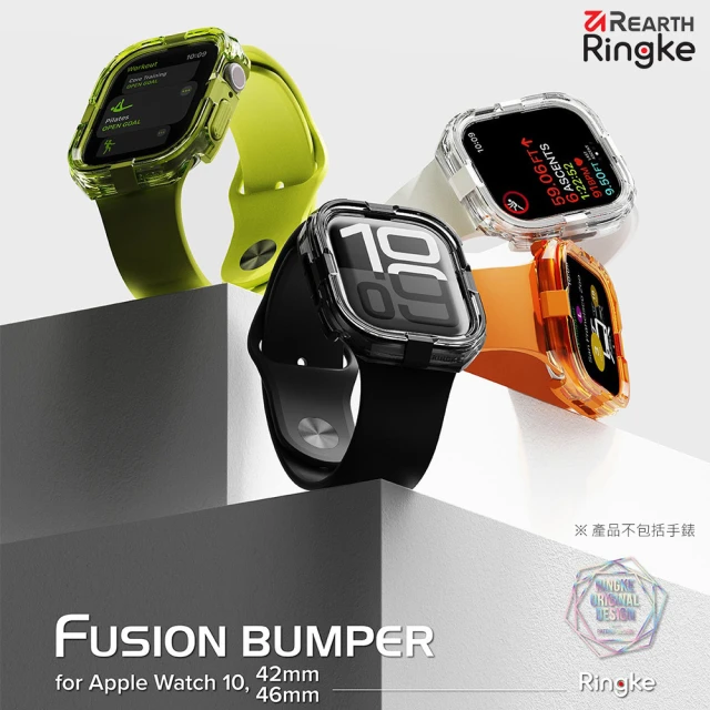 Ringke Apple Watch S10 42mm /46mm Fusion Bumper 防撞緩衝手錶保護殼(Rearth)