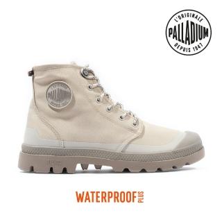 【Palladium】PAMPA RCYCL LITE+WP+ ZIP再生科技輕量拉鍊橘標防水靴-中性-米色(74066-021)