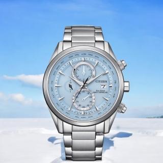 【CITIZEN 星辰】空中之鷹 Eco-Drive光動能時計腕錶 男錶 手錶/43mm(AT8260-69M)