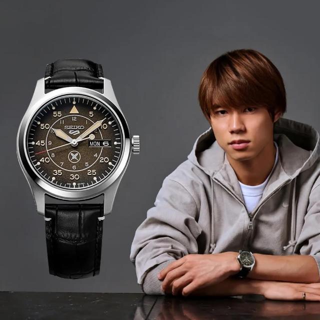 【SEIKO 精工】5 Sports系列 滑板冠軍堀米雄斗 限量機械錶 男錶 手錶 送禮(SRPL31K1/4R36-16X0C)