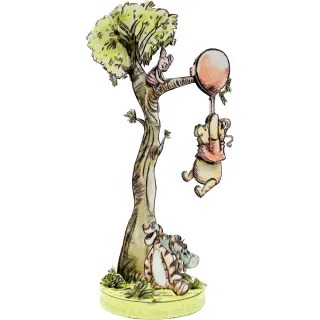 【TENYO】立體拼圖 小熊維尼鐵片模型