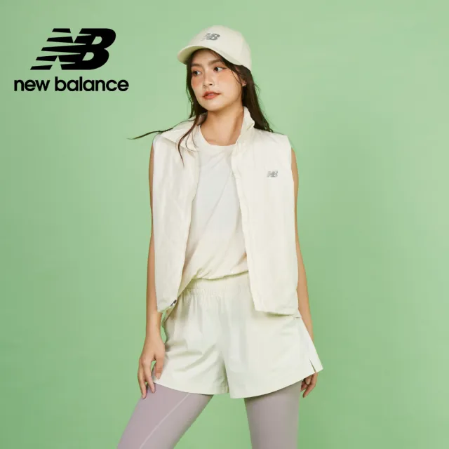 【NEW BALANCE】NB 菱格紋背心外套_WV43202LIN_女性_杏色(美版 版型偏大)