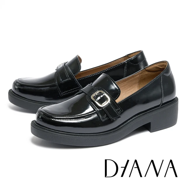 DIANA 柔軟羊皮方頭芭蕾舞平底鞋(藍色)好評推薦