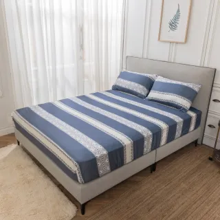 【日本旭川】MIT醫護級石墨烯奈米紗床包枕套組 多款花色(雙人/加大均一價 台灣製)