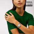 【FOSSIL 官方旗艦館】Tillie系列 鑲鑽優雅女錶 不鏽鋼米蘭帶指針手錶 36MM(多色可選)