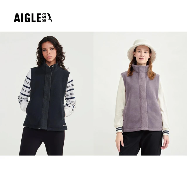 AIGLE 女 P/T 刷毛保暖背心AG-3A221 2色(女背心 女刷毛背心 保暖背心)