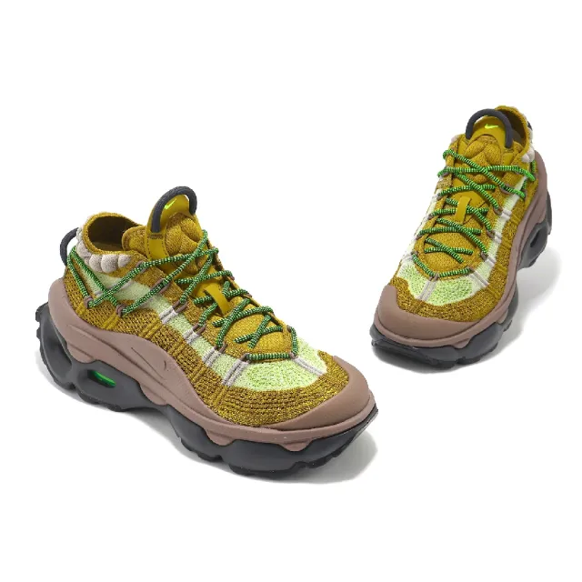 【NIKE 耐吉】休閒鞋 Wmns Air Max Flyknit Venture 女鞋 黃 紫 氣墊 緩衝 襪套式(FD2110-700)