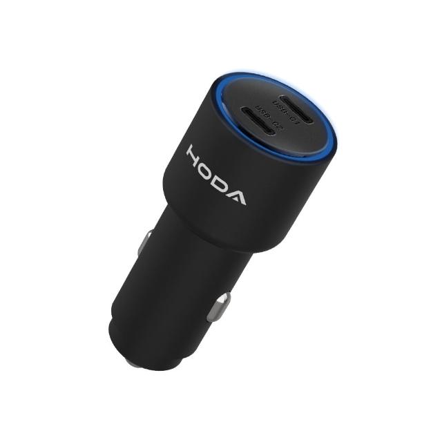 【hoda】72W 雙孔 USB-C 車載PD快速充電器