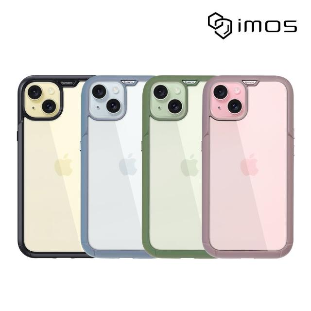 【iMos】iPhone 15 6.1吋 Ｍ系列 軍規認證雙料防震保護殼(4色)