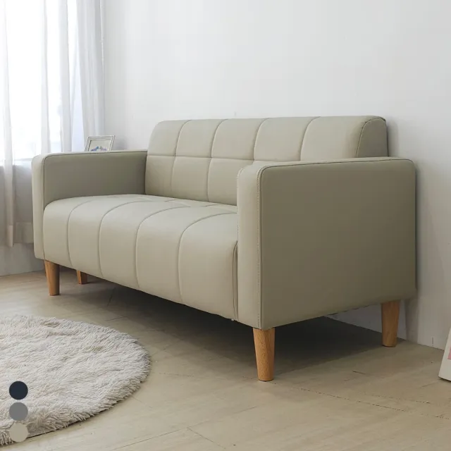 【BN-Home】貝拉貓抓皮革雙人沙發145cm(沙發/沙發床/皮沙發/貓抓皮)
