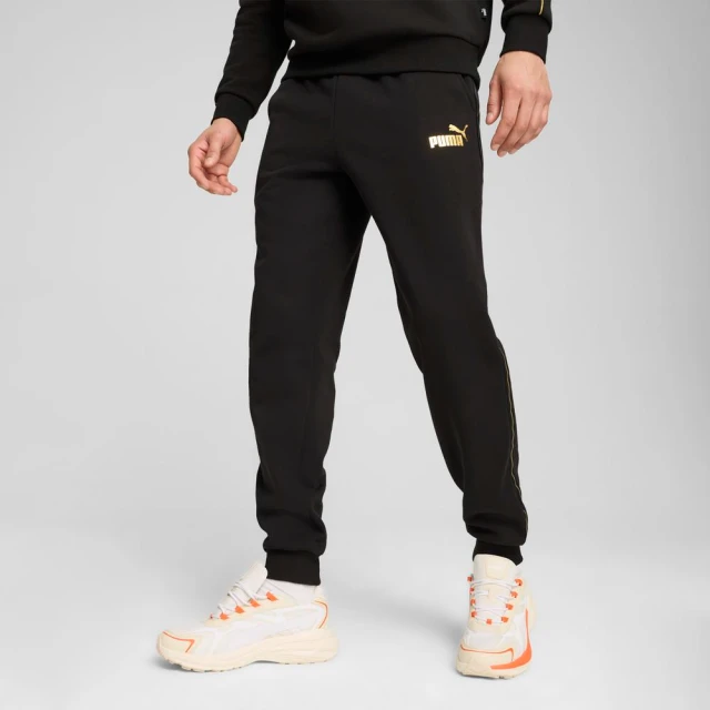 PUMA 長褲 男款 運動褲 歐規 MINIMAL GOLD TAPE 黑 68529101