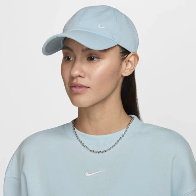 NIKE 耐吉 帽子 男女款 中性款 運動帽 棒球帽 遮陽帽 U NK CLUB CAP U CB SM SWSH L 藍 FZ5698-474