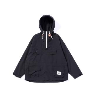 【POLER STUFF】日本限定 60/40 WIDE SEEKER ANORAK 寬版防風防水罩衫(黑)
