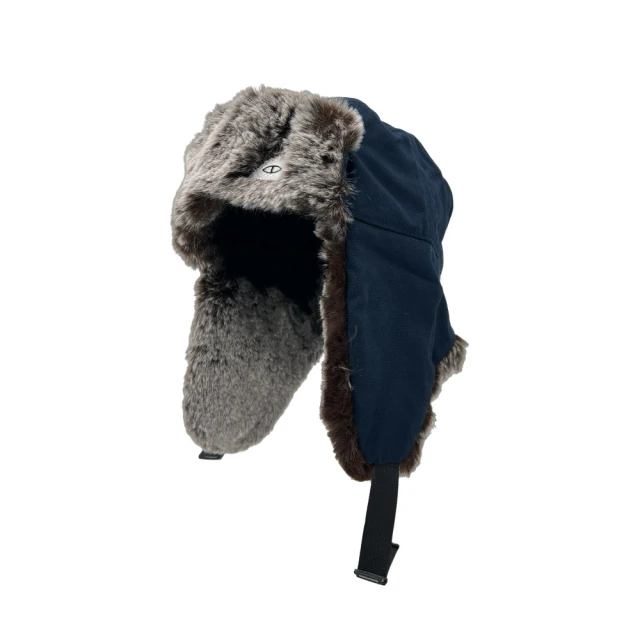 POLER STUFF 日本限定 MILITARY FUR VISOR CAP 軍裝毛絨蓋耳飛行帽(藍)