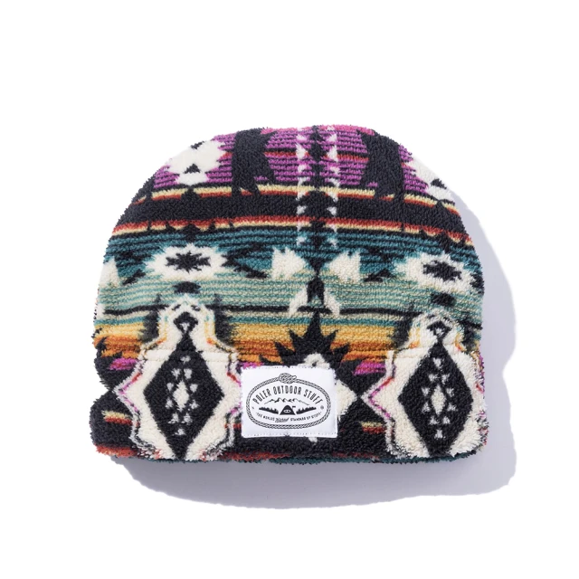 POLER STUFF 日本限定 BOA FLEECE BEANIE 拚色絨毛帽(紫色)